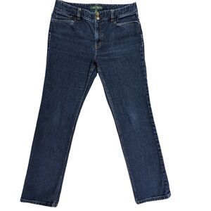 Lauren Ralph Lauren Straight Leg Jeans Women Size 12 Inseam‎ 28" Style 209107447